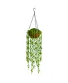 Nearly Natural 3' Eucalyptus Artificial Plant In Hanging Basket In Green