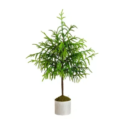 Nearly Natural 3 Foot Pine Christmas Tree In Multi