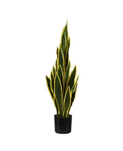 Nearly Natural 30" Sansevieria Artificial Plant In Green