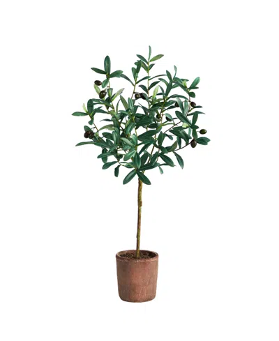 Nearly Natural 31" Olive Artificial Tree In Green
