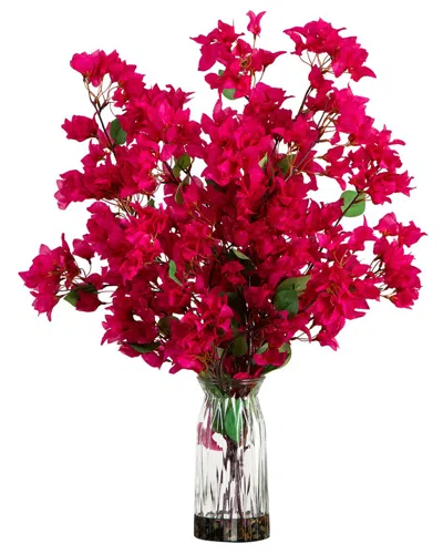 Nearly Natural 31in. Artificial Bougainvillea Arrangement In Vase