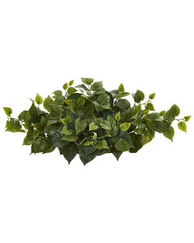 Nearly Natural 31in Philodendron Artificial Ledge Plant In Green