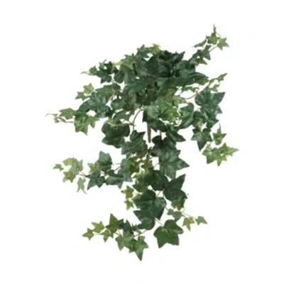 Nearly Natural 32" Puff Ivy Hanging Artificial Plant, Set Of 3 In Green
