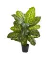 Nearly Natural 34" Dieffenbachia Artificial Plant (real Touch) In Green