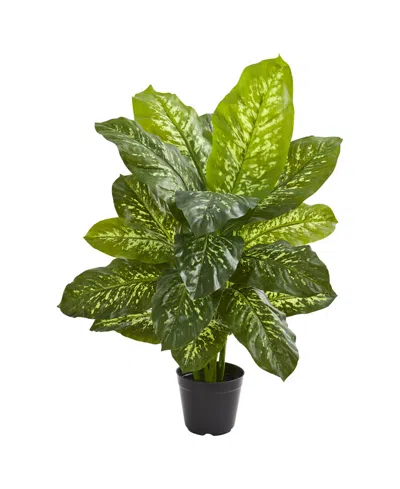 Nearly Natural 34" Dieffenbachia Artificial Plant (real Touch) In Green