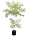 Nearly Natural 3.5ft Artificial Minimalist Jacaranda Tree In Green