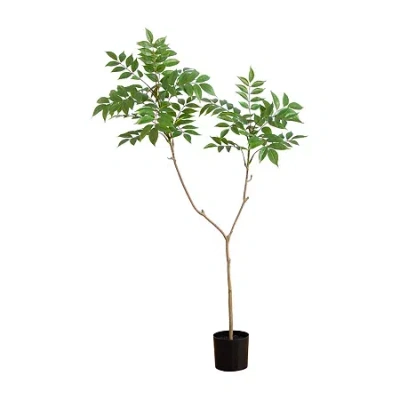 Nearly Natural 3.5ft. Green Sumac Indoor Artificial Tree In Multi