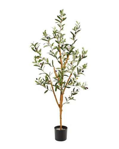 Nearly Natural 3.5ft Olive Artificial Tree In Green