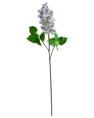 Nearly Natural Set Of Three 36in Artificial Lilac Flower Stems In Purple