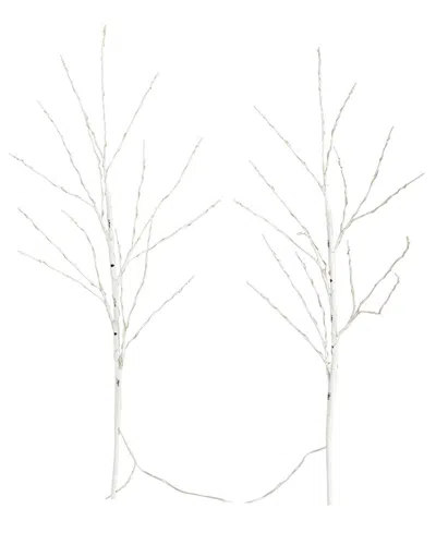 Nearly Natural 36in. Pre-lit Artificial White Birch Branches With
