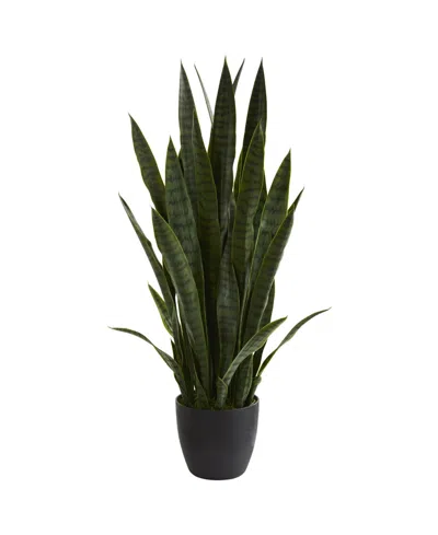 Nearly Natural 38-in. Sansevieria Artificial Plant In Green