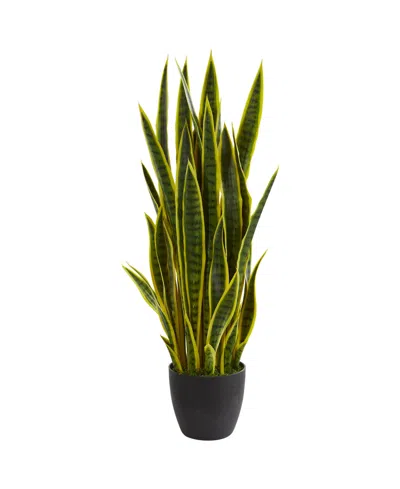 Nearly Natural 38-in. Sansevieria Artificial Plant In Yellow