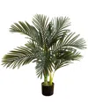 Nearly Natural 3ft Artificial Golden Cane Palm Tree In Green