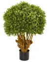 Nearly Natural 3ft Boxwood Artificial Topiary Tree In Green