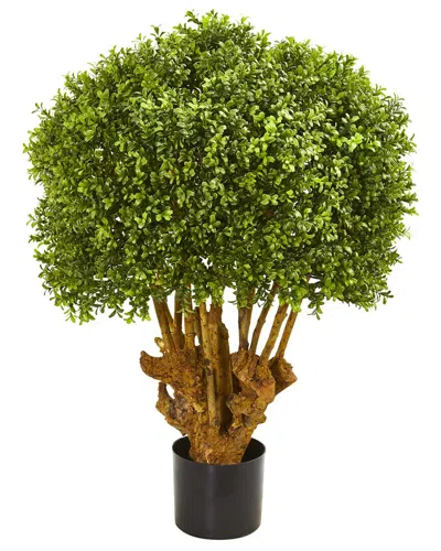 Nearly Natural 3ft Boxwood Artificial Topiary Tree In Green