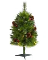 Nearly Natural 3ft. Montana Mixed Pine Artificial Christmas Tree In Green