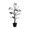 Nearly Natural 3ft Pre-lit Halloween Twig Lighted Indoor Artificial Tree In Black