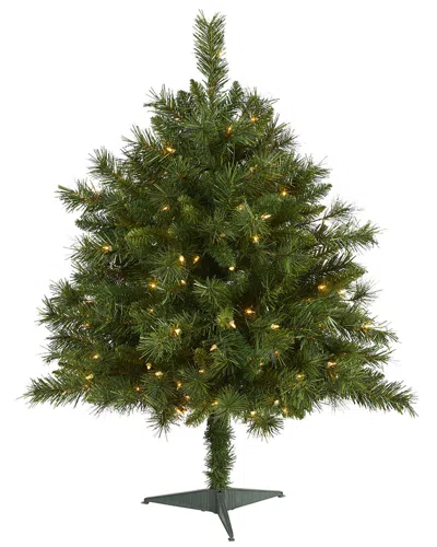 Nearly Natural 3ft. Wyoming Mixed Pine Artificial Christmas Tree In Green