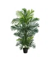 Nearly Natural 4' Areca Artificial Palm Tree Uv Resistant Indoor/outdoor In Green