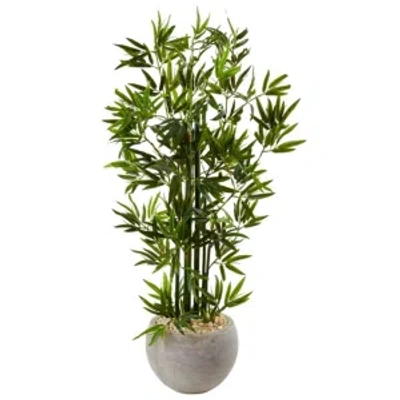 Nearly Natural 4' Artificial Tree In Sand Colored Bowl In Green