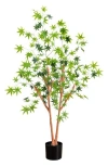 Nearly Natural 4-foot Artificial Maple Tree In Green
