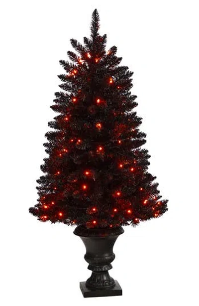 Nearly Natural 4-foot Black Halloween Artifical Tree