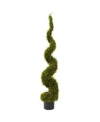 Nearly Natural 4' Mohlenbechia Spiral Tree In Green