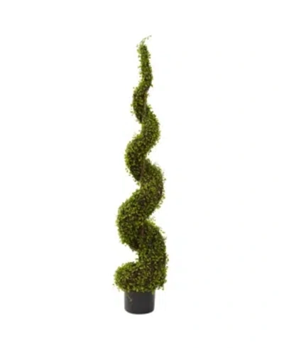 Nearly Natural 4' Mohlenbechia Spiral Tree In Green