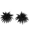Nearly Natural 48in. Artificial Halloween Black Boston Fern - Set Of 2 In Black