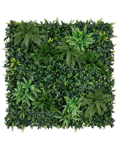 Nearly Natural 40in. X 40in. Uv Resistant Andean Cloud Forest Art In Green
