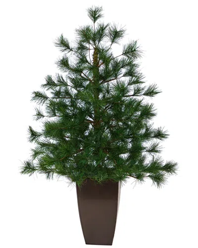Nearly Natural 40in Yukon Mixed Pine Artificial Christmas Tree In Green
