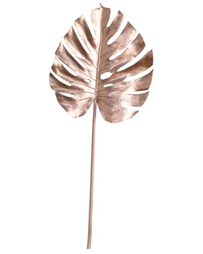 Nearly Natural 41in. Artificial Rose Gold Monstera Stems