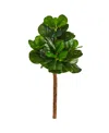 Nearly Natural 3.5ft Artificial Fiddle Leaf Tree In Green