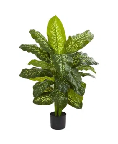 Nearly Natural 42" Dieffenbachia Artificial Plant (real Touch) In Green