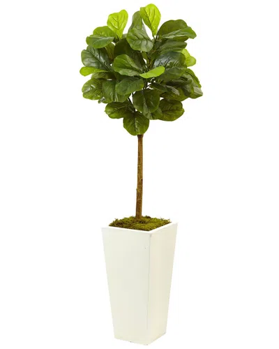 NEARLY NATURAL NEARLY NATURAL 4.5FT FIDDLE LEAF FIG IN PLANTER (REAL TOUCH)