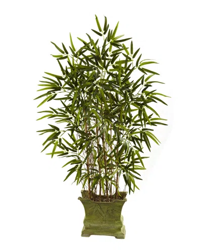 Nearly Natural 45" Faux Tree With Decorative Planter In Green