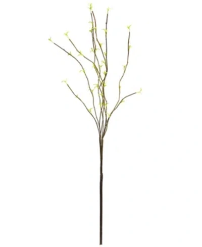 Nearly Natural 46" Willow Artificial Flower, Set Of 6 In Yellow