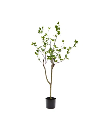 Nearly Natural 48" Minimalist Citrus Artificial Tree In Green