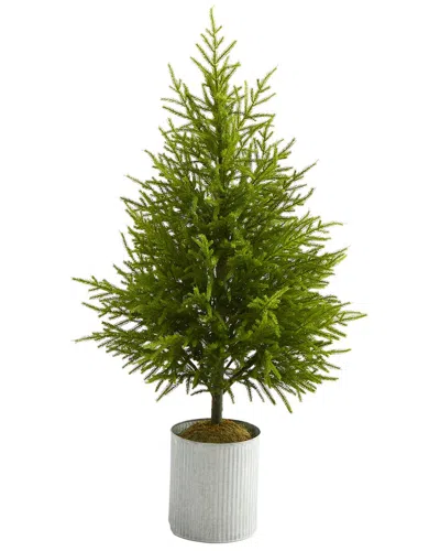 Nearly Natural 49in. Norfolk Island Pine Natural Look Artificial Tree In Green