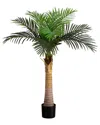 Nearly Natural 4ft Artificial Coconut Palm Tree In Green