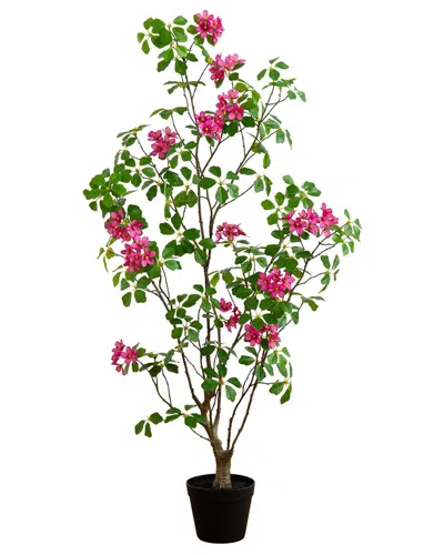 NEARLY NATURAL NEARLY NATURAL 4FT ARTIFICIAL DOGWOOD TREE WITH REAL TOUCH LEAVES