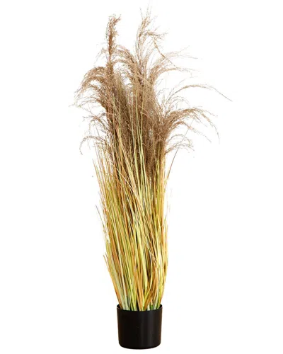 Nearly Natural 4ft Artificial Pampas Grass In Green