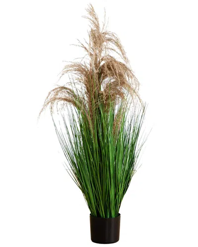 Nearly Natural 4ft Artificial Pampas Grass In Green