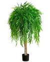 Nearly Natural 4ft. Artificial Willow Tree (real Touch)