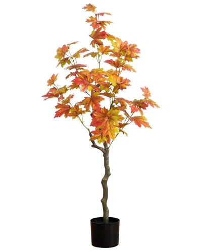Nearly Natural 4ft. Autumn Maple Artificial Fall Tree