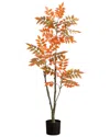Nearly Natural 4-foot Autumn Sumac Artificial Fall Tree
