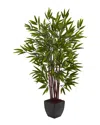 Nearly Natural Bamboo Artificial Tree, 4'