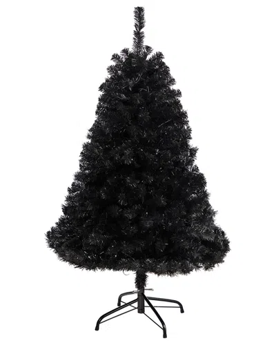 Nearly Natural 4ft. Black Artificial Christmas Tree