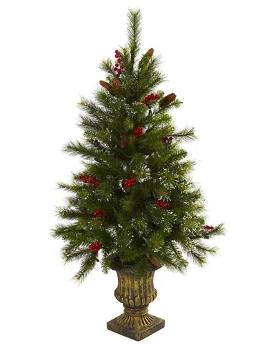 Nearly Natural 4ft. Christmas Tree In Green