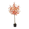 Nearly Natural Fall Birch Artificial Autumn Tree 4ft. In Multi